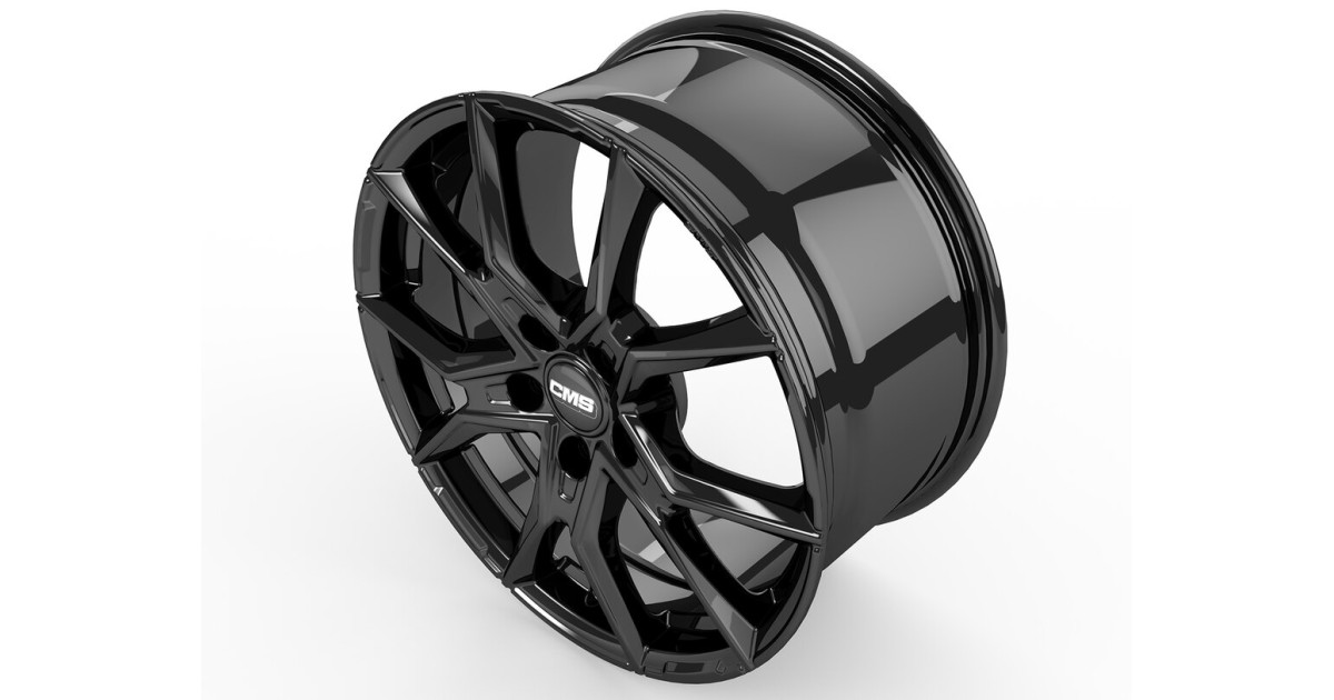 Jante ALU, CMS C33 Noir Brillant, 9X20 5/ 108 ET48, Alésage 63.4