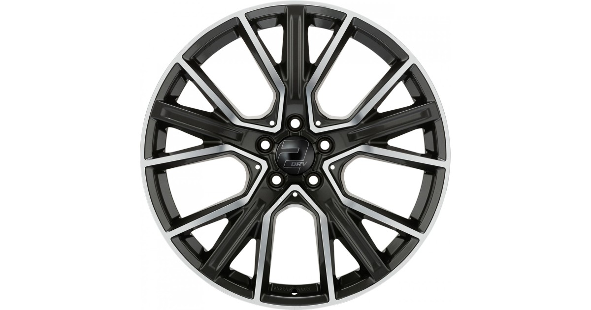 Jante ALU, Wheelworld - 2DRV WH34 Dark Gunmetal / ANTHRACITE FONCE FACE POLIE 8X19 5/ 112 ET48, Alésage 66.6