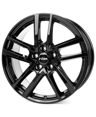 Jante ALU, Rial ASTORGA/ SW Noir brillant 7.5X17 5/ 112 ET38, Alésage 66.6
