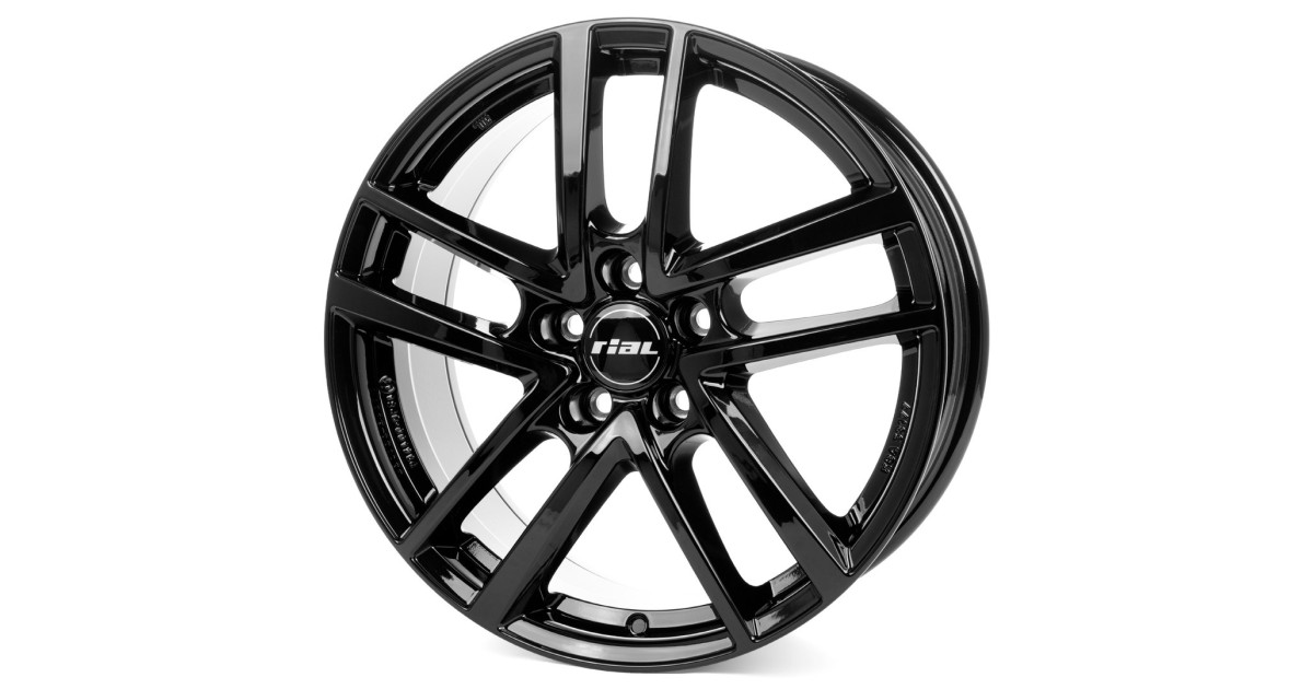 Jante ALU, Rial ASTORGA/ SW Noir brillant 7.5X17 5/ 112 ET38, Alésage 66.6