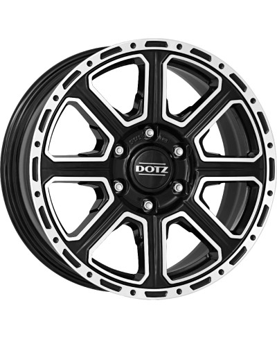 Jante ALU, Dotz  Kalahari Black polished 8X18 5/ 120 ET42, Alésage 65.1
