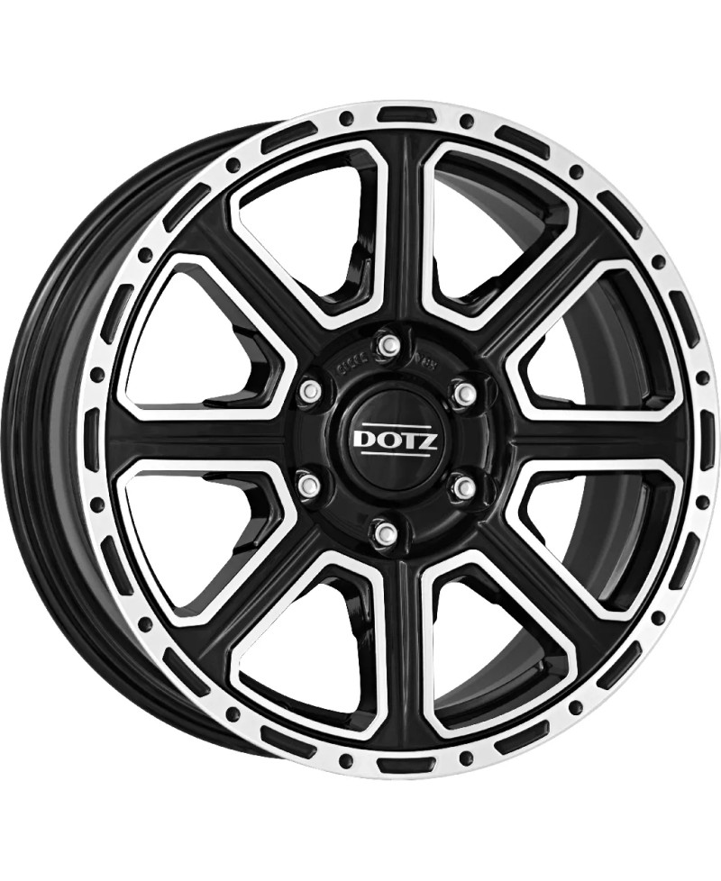 Jante ALU, Dotz  Kalahari Black polished 8X18 5/ 120 ET42, Alésage 65.1