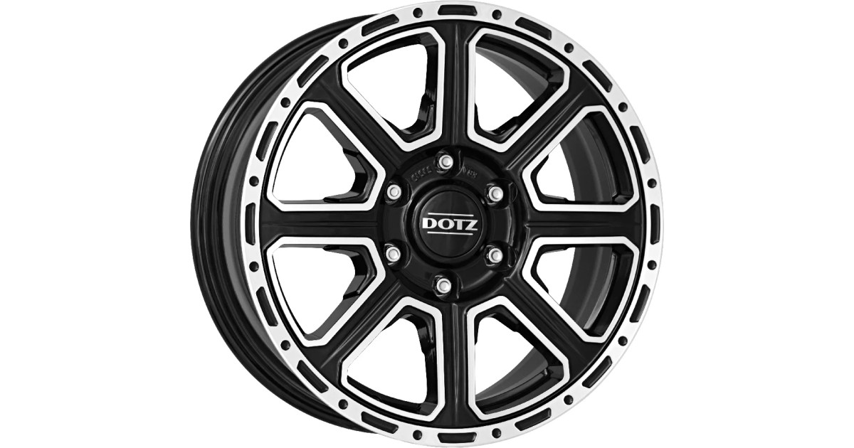Jante ALU, Dotz  Kalahari Black polished 8X18 5/ 120 ET42, Alésage 65.1