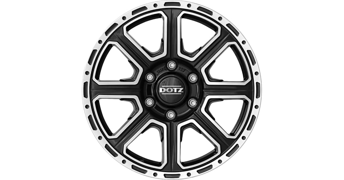 Jante ALU, Dotz  Kalahari Black polished 8X18 5/ 120 ET42, Alésage 65.1