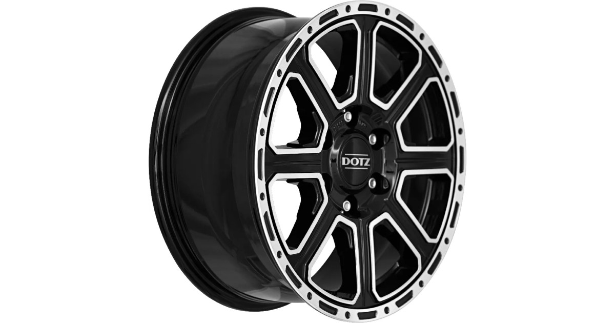 Jante ALU, Dotz  Kalahari Black polished 8X18 5/ 120 ET42, Alésage 65.1