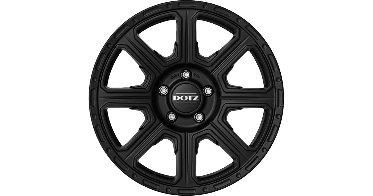Jante ALU, Dotz  Kalahari Black matt 8X17 5/ 114.3 ET35, Alésage 67.1