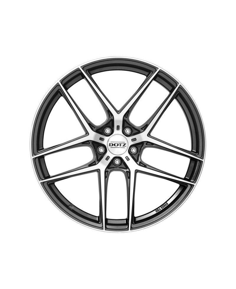 Jante ALU, Dotz Lagunaseca gunmetal polished 9X20 5/ 114.3 ET34, Alésage 71.6