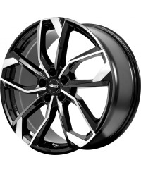 Jante Alu RC Design RC34 Gloss Black Full Polished 8x18 5x112 ET44  , Alésage 57.1