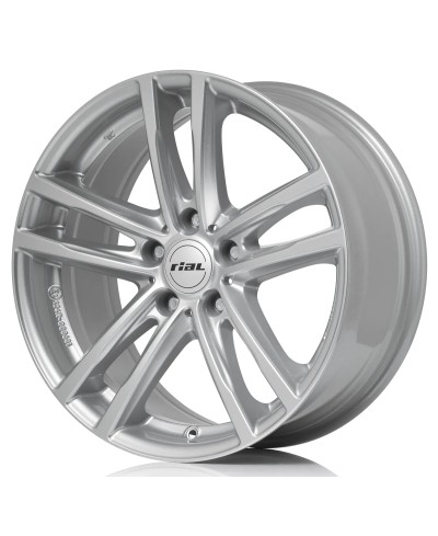Jante ALU, Rial X10 polar-silber 7.5X18 5/112 ET51, Alésage 66.6