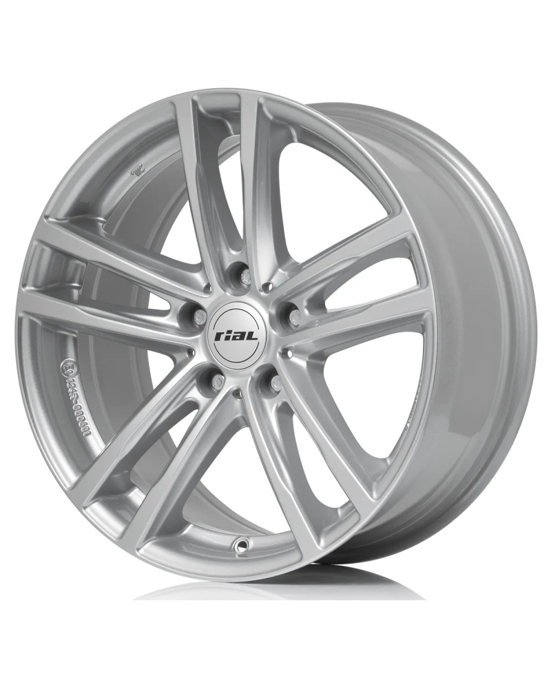 Jante ALU, Rial X10 polar-silber 7.5X18 5/112 ET51, Alésage 66.6