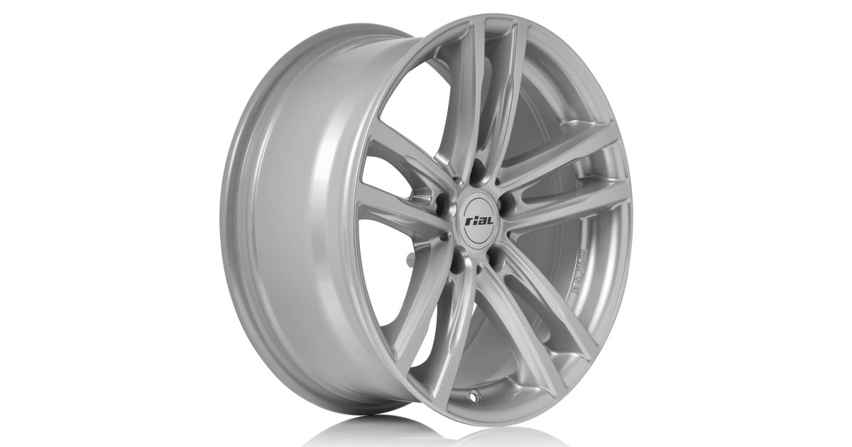 Jante ALU, Rial X10 polar-silber 7.5X18 5/112 ET51, Alésage 66.6
