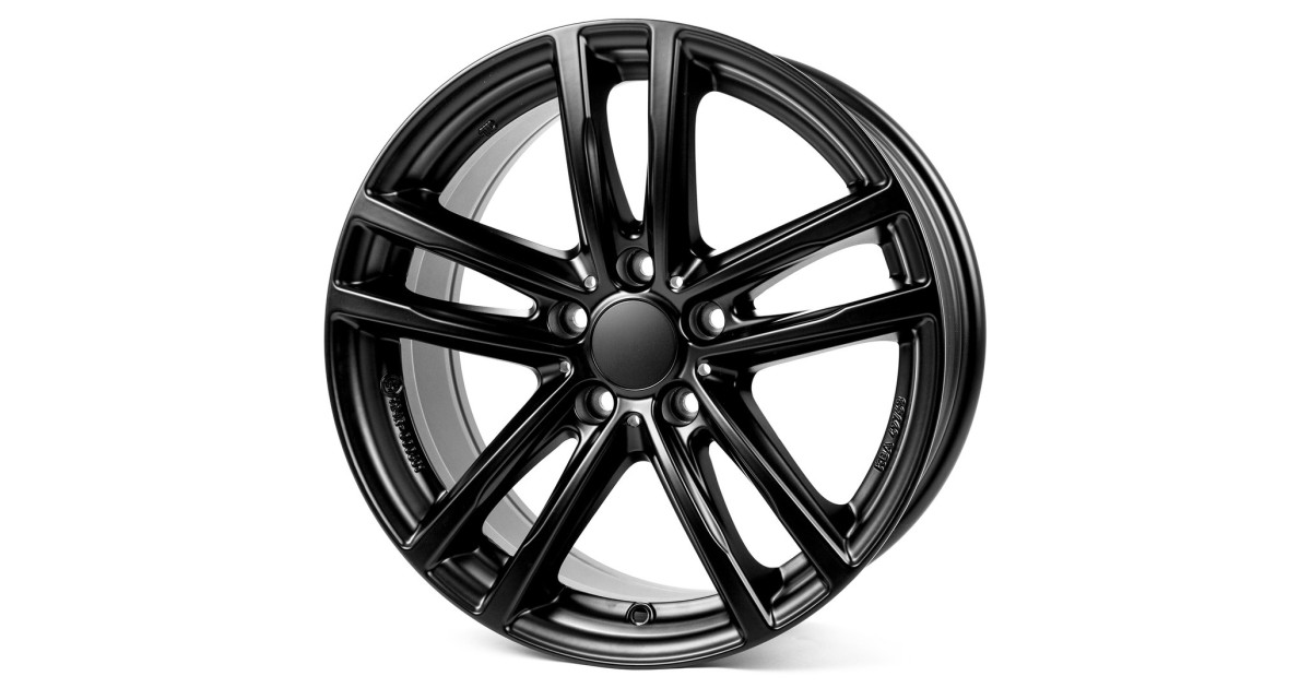 Jante ALU, Rial X10 Racing-schwarz, 7.5X18 5/ 112 ET25, Alésage 66.6