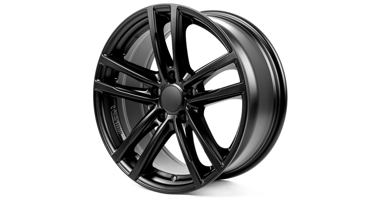 Jante ALU, Rial X10 Racing-schwarz, 7.5X18 5/ 112 ET25, Alésage 66.6