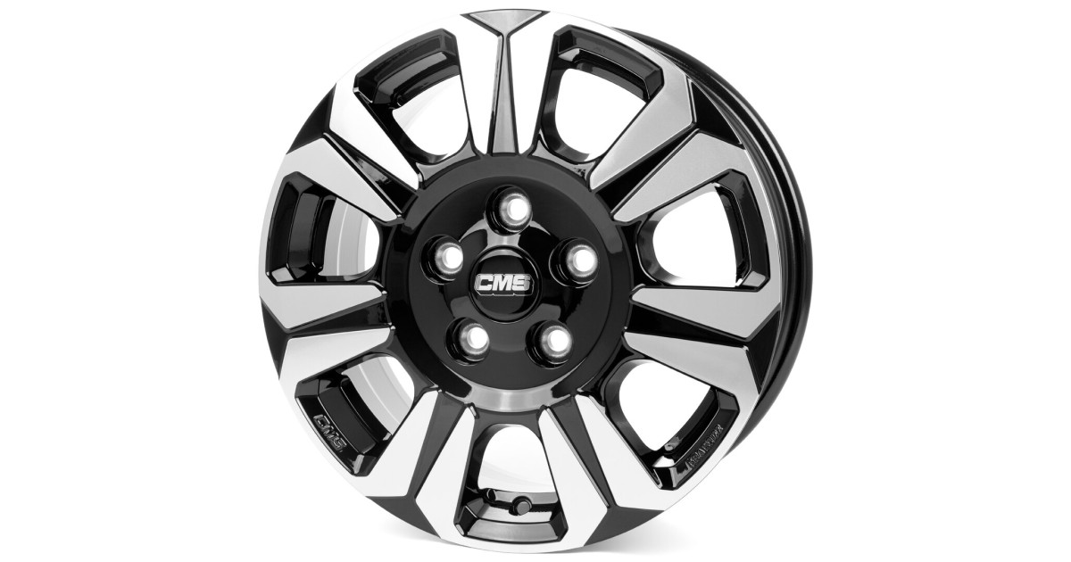 Jante ALU, CMS C31 Diamant Noir Brillant, 6.5X17 5/ 130 ET60, Alésage 78.1