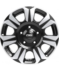 Jante ALU, CMS C31 Diamant Noir Brillant, 6.5X17 5/ 130 ET60, Alésage 78.1