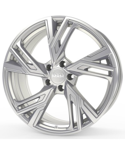 Jante ALU, MAM RS5 SILVER PAINTED 8.5x19 5/ 112 ET30, Alésage 72.6