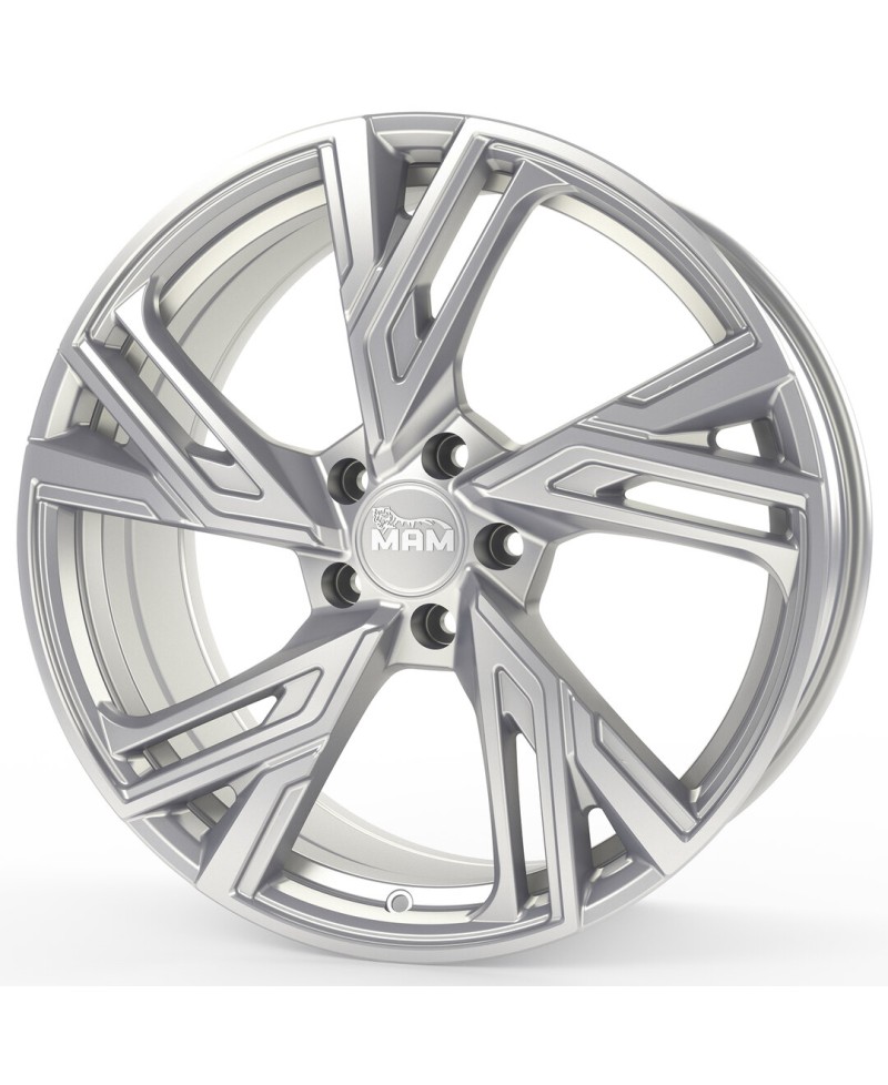 Jante ALU, MAM RS5 SILVER PAINTED 8.5x19 5/ 112 ET30, Alésage 72.6