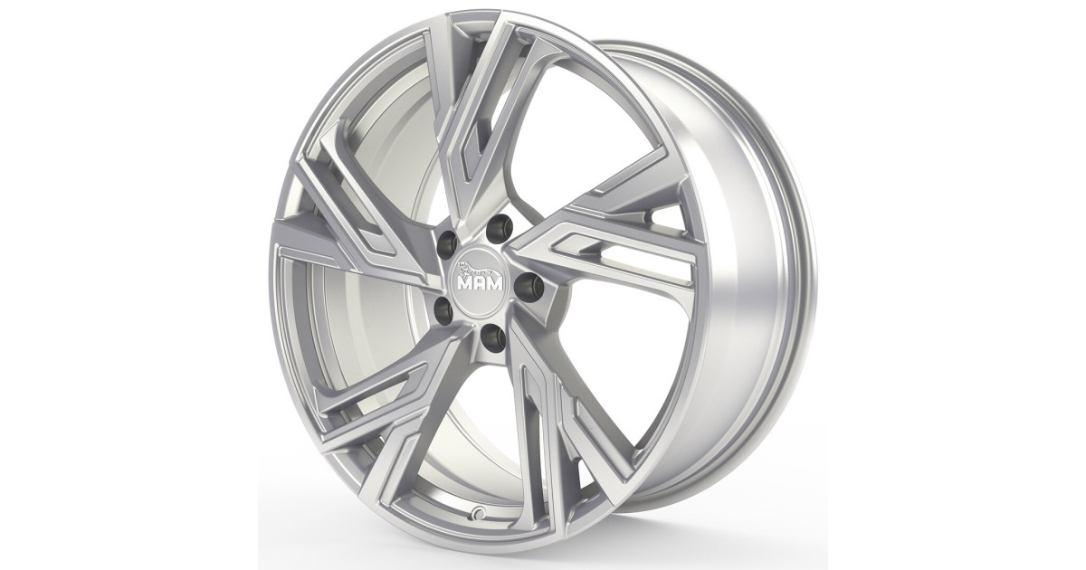 Jante ALU, MAM RS5 SILVER PAINTED 8.5x19 5/ 112 ET45, Alésage 72.6
