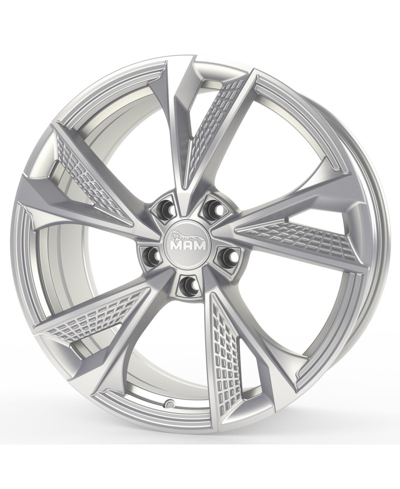 Jante ALU, MAM RS6 SILVER PAINTED 8.5x19 5/ 112 ET30, Alésage 72.6
