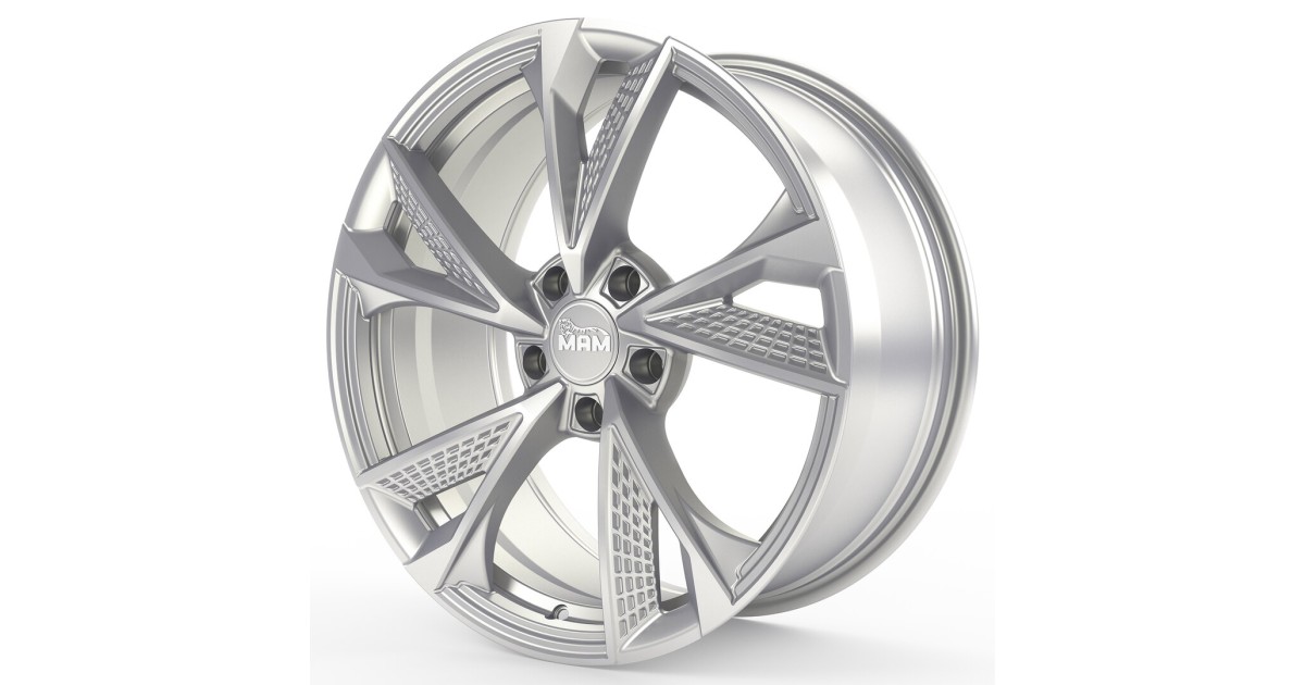 Jante ALU, MAM RS6 SILVER PAINTED 8.5x19 5/ 112 ET30, Alésage 72.6