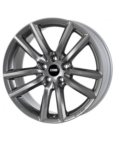 Jante ALU, CMS C27 Titane Brillant, 7.5X17 5/ 108 ET44, Alésage 65.1