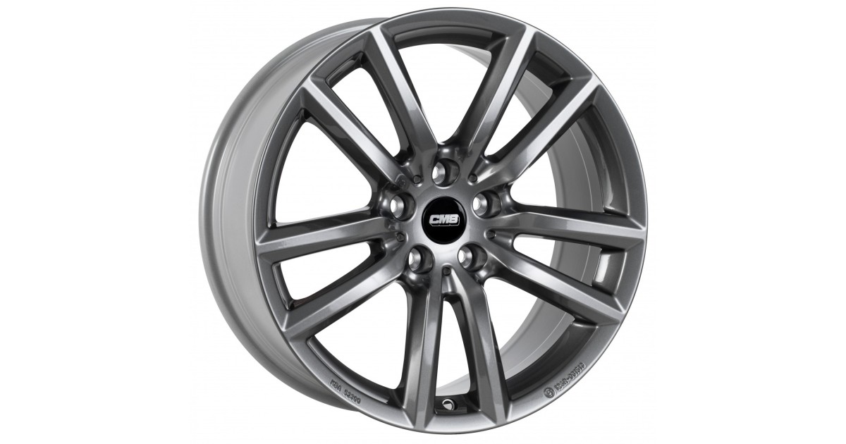 Jante ALU, CMS C27 Titane Brillant, 7.5X17 5/ 108 ET44, Alésage 65.1