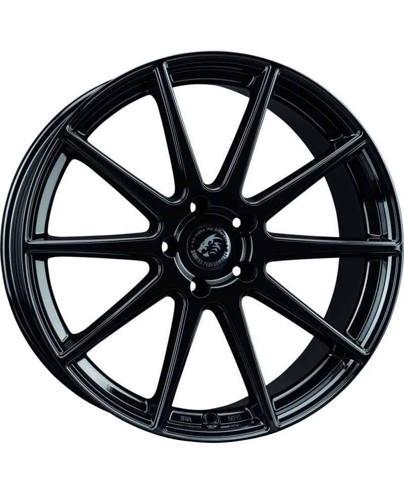 Jante ALU, DAMINA Performance DM19 Black painted 10X22 5112 ET20, Alésage 66.6