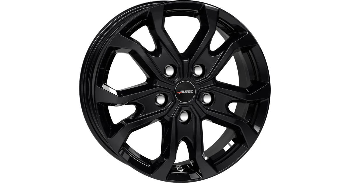 Jante Alu  Autec Kiso Black 6,5x16 5x118 ET66, Alésage 71.1