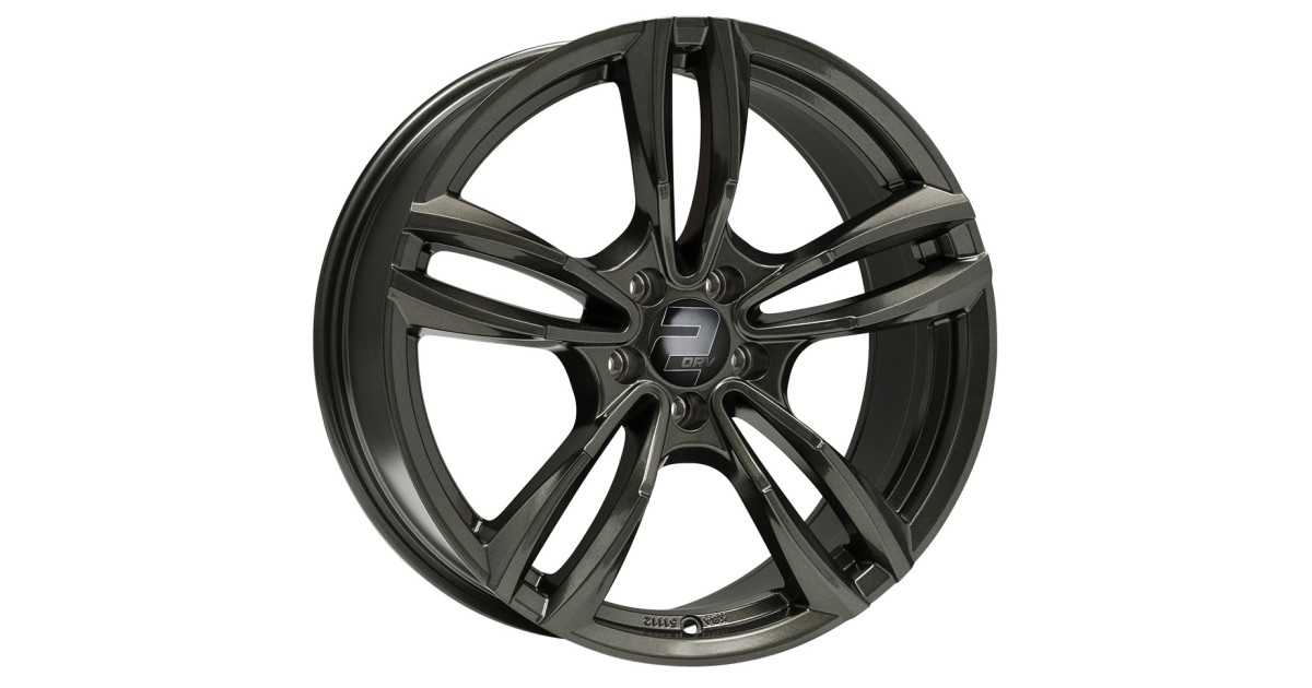 Jante ALU, Wheelworld - 2DRV WH29 DGM+ Dark Gunmetal lackiert (Anthracite Foncé), 7.5X17 5/120 ET43, Alésage 72.6