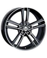 Jante ALU, Autec Rias schwarz metallic poliert 8.50X20 5/ 120 ET40, Alésage 64.1