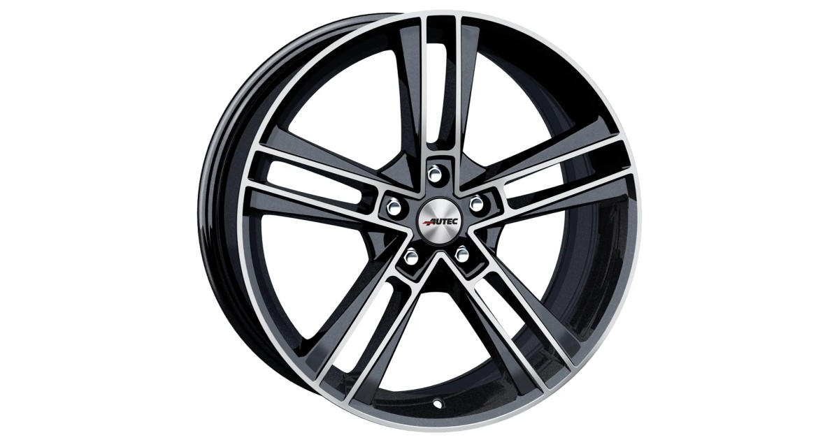 Jante ALU, Autec Rias schwarz metallic poliert 8.50X20 5/ 120 ET40, Alésage 64.1