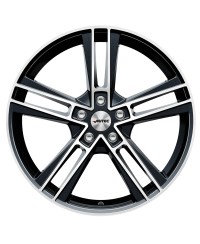 Jante ALU, Autec Rias schwarz metallic poliert 8.50X20 5/ 120 ET40, Alésage 64.1