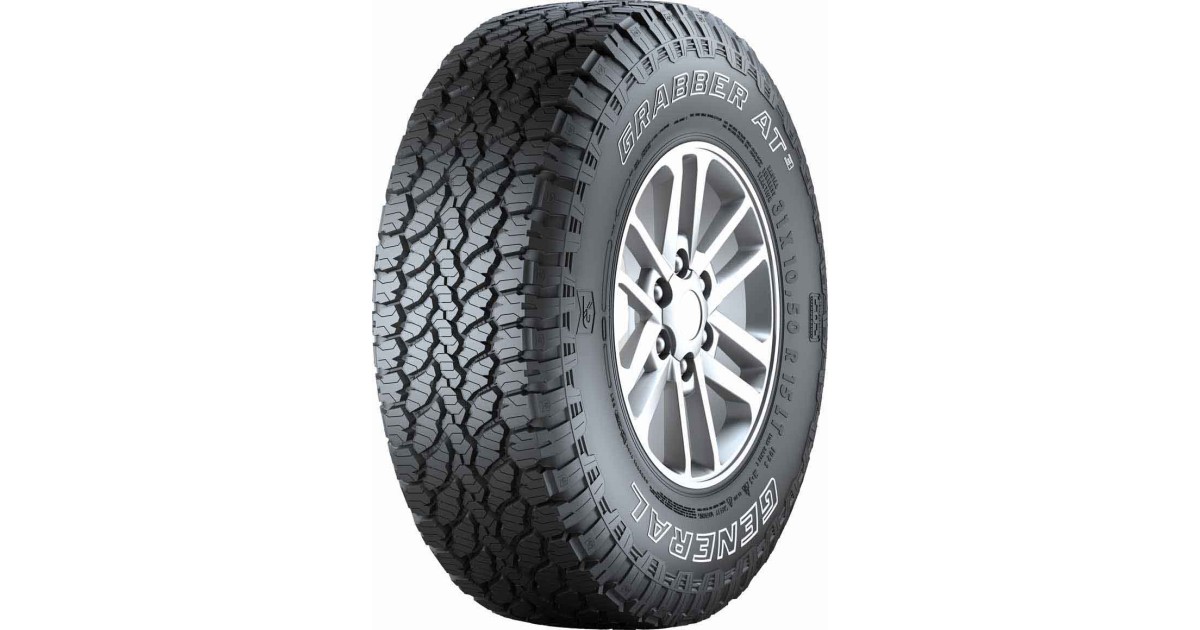 Pneu General Tire Grabber AT3 OWL  265/ 70 R16 121/ 118S , FR , 3PMSF