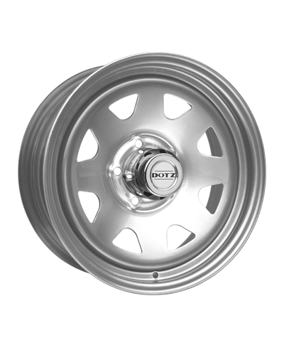 Jante Acier Dotz DAKAR Silver, 7X15 5/ 114.3 ET5, Alésage 71.6