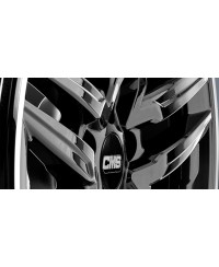 Jante ALU, CMS C29-AERO Noir Bride Poli Brillant, 8.5X19 5/ 112 ET42, Alésage 57.1