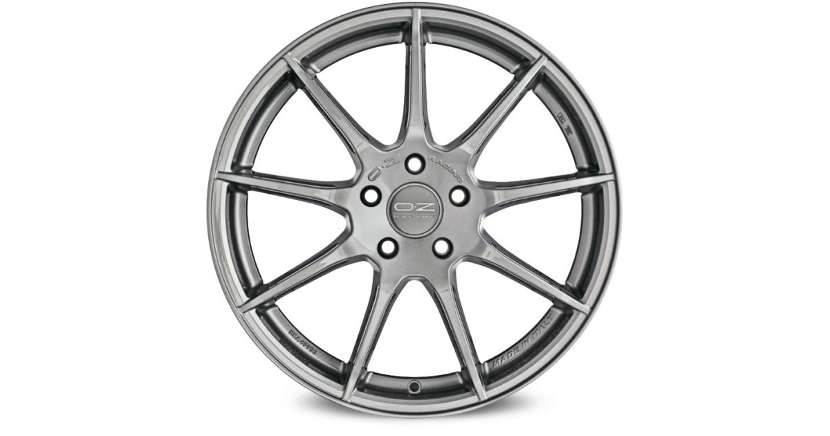 Jante ALU OZ SUPER SPORT GRIGIO CORSA BRIGHT 8X18 5/ 112 ET45, Alésage 73.1