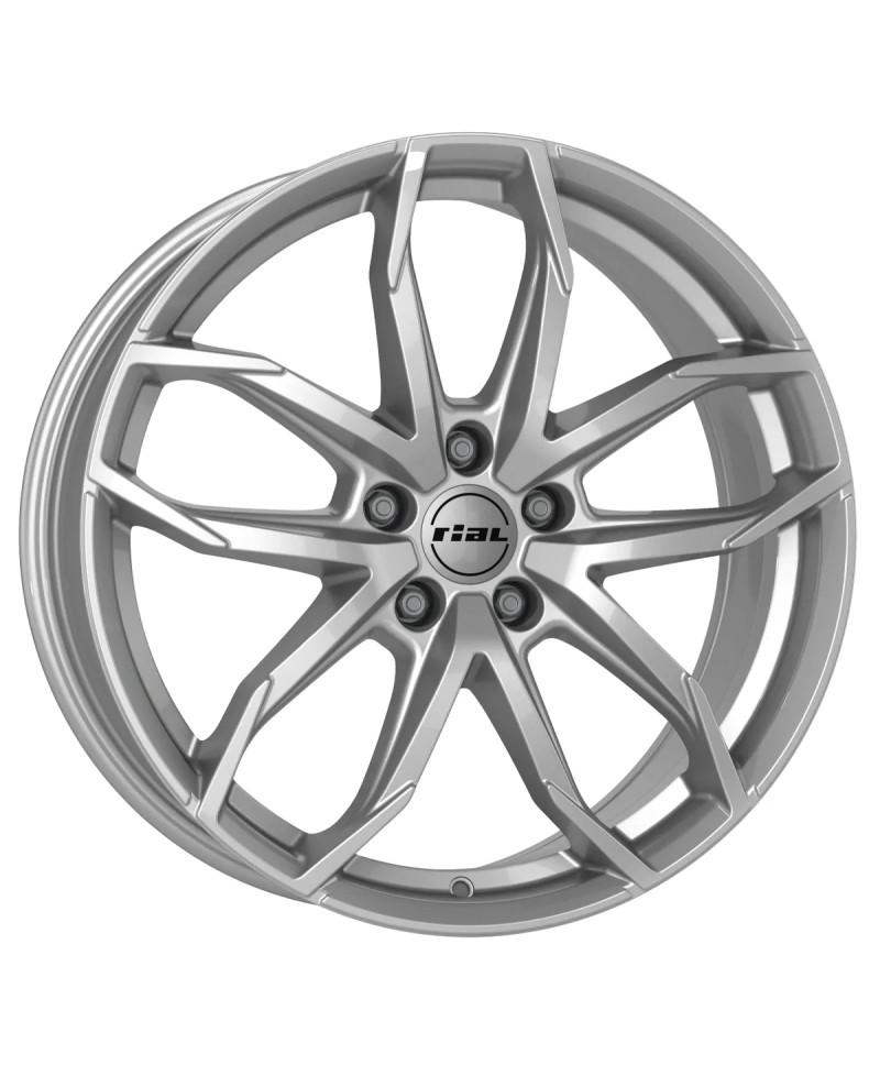 Jante Alu RIAL Lucca Polar Silver  6,5x16 4x108 ET20  , Alésage 65.1