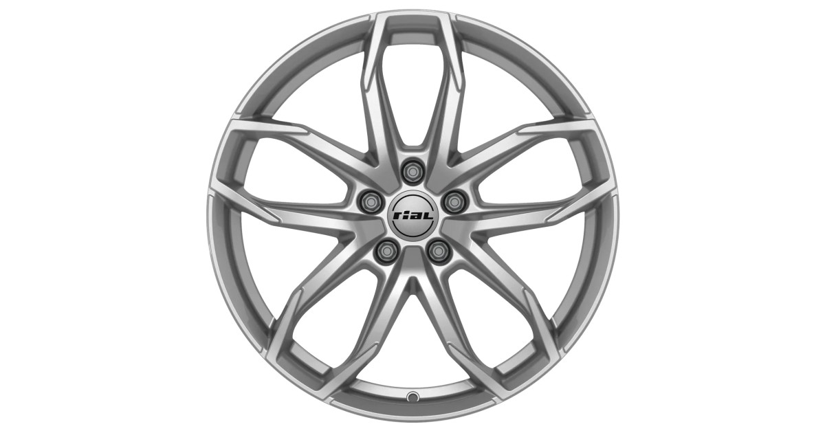 Jante Alu RIAL Lucca Polar Silver  6,5x16 4x108 ET20  , Alésage 65.1