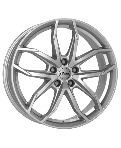 Jante Alu Rial Lucca Polar Silver  6,5x16 4x108 ET32 , Alésage 65.1