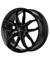 Jante Alu Rial Lucca  Diamond Black 6,5x16 4x108 ET20  , Alésage 65.1