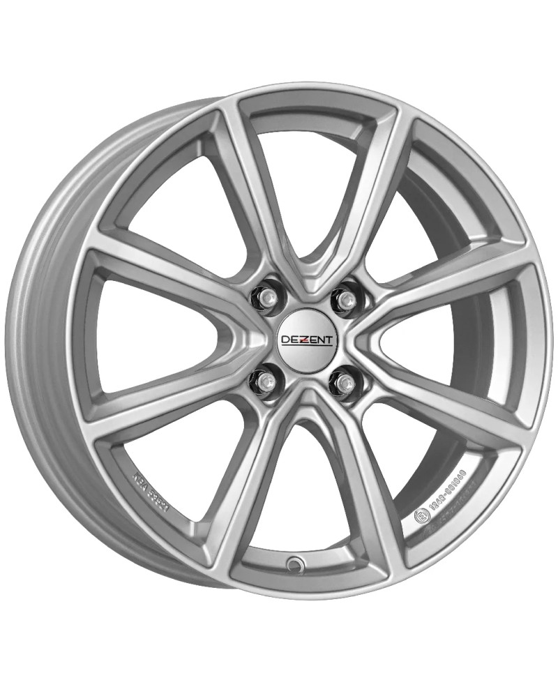 Jante Alu Dezent TN Silver 6,5x16 4x108 ET38 , Alésage 65.1