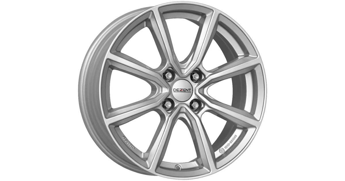 Jante Alu Dezent TN Silver 6,5x16 4x108 ET38 , Alésage 65.1