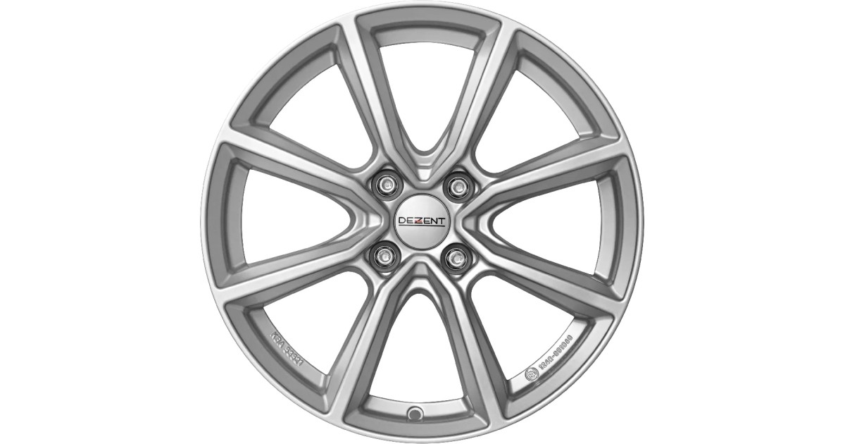 Jante Alu Dezent TN Silver 6,5x16 4x108 ET38 , Alésage 65.1