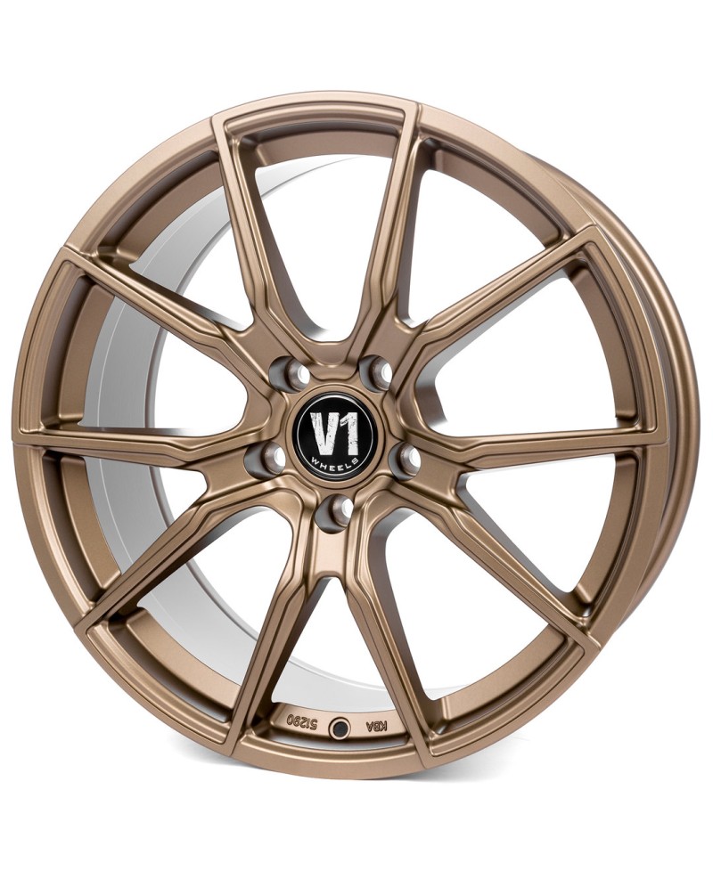 Jante ALU, V1 Wheels V1 Bronze mat  8.5X19 5/ 120 ET 35 , Alésage 72.6