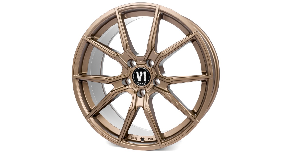 Jante ALU, V1 Wheels V1 Bronze mat  8.5X19 5/ 120 ET 35 , Alésage 72.6