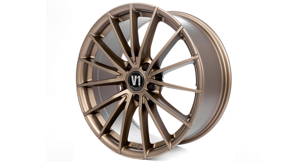 Jante ALU, V1 Wheels V2  Bronze matt lackiert 8.5X19 5/ 112 ET45 , Alésage 66.6