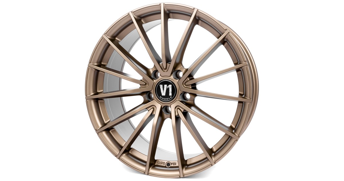 Jante ALU, V1 Wheels V2  Bronze matt lackiert 8X18 5/ 112 ET45 , Alésage 66.6