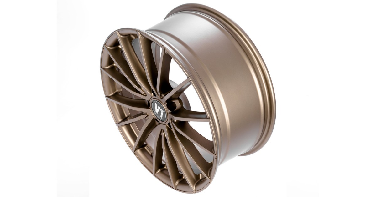 Jante ALU, V1 Wheels V2  Bronze matt lackiert 8X18 5/ 112 ET45 , Alésage 66.6
