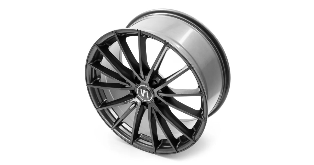 Jante ALU, V1 Wheels V2 Daytona laqué gris 8.5X19 5/ 112 ET45 , Alésage 66.6