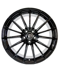 Jante ALU, V1 Wheels V2 Noir brillant laqué 8.5X19 5/ 112 ET45 , Alésage 66.6